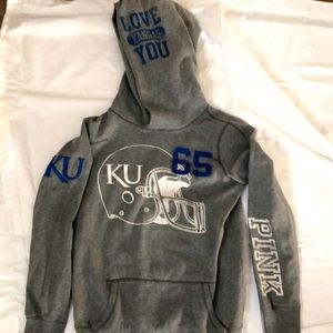 Victoria’s Secret Pink KU Hoodie Ladies size Small